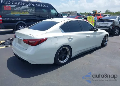 2018 Infiniti Q50 3.0T Luxe from USA, damaged, VIN JN1EV7AR9JM430121